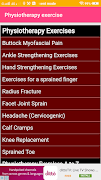 Physiotherapy exercise Guide imagem de tela 1