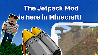 Jetpack Mod for mcpe poster