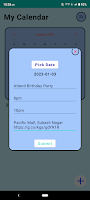 My Calendar Screenshot 2