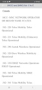 Sim Network Codes Guide captura de pantalla 2
