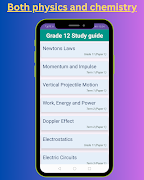 Physical Science grade 12 Plakat