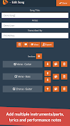 Guitar Notepad - Tab Editor screenshot 1