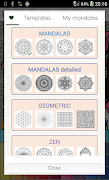 Mandalas coloring pages (+200) screenshot 2