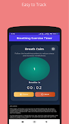 Breathing Exercise Timer اسکرین شاٹ 1