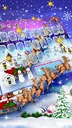 Snowflake Christmas Keyboard screenshot 1