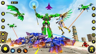 無人機機器人汽車遊戲 3D 截圖 6