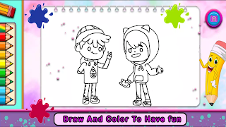 Coloring Book Toca Life 스크린샷 7