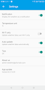 برنامه‌نما Weather live عکس از صفحه