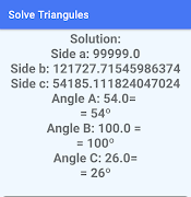 Trigonometry. Solve Triangules 截图 1