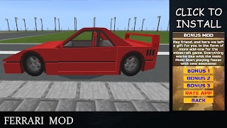 Ferrari Mod For Minecraft PE 截图 7