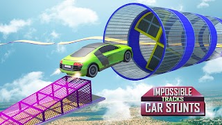 Mega Ramp Car Impossible Stunt screenshot 2