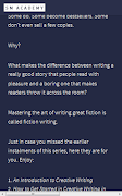 Creative Writing screenshot 2