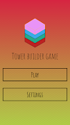 Tower builder game پوسٹر