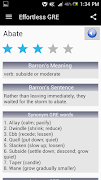 برنامه‌نما Effortless GRE Word Learning عکس از صفحه