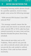 SIM Network Pin Blocked Guide Screenshot 1