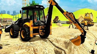 Excavator Simulator Games पोस्टर