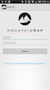 Mountain Map poster