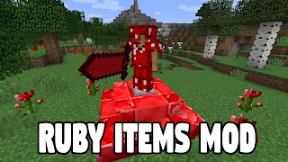 Ruby Items Mod Minecraft PE تصوير الشاشة 6