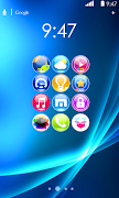 2 Schermata Bubble Ball Icon Pack