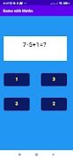 برنامه‌نما Math games عکس از صفحه