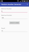 Random Number Generator screenshot 1