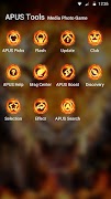 Flame Cool Tiger- APUS Launcher Free Theme ภาพหน้าจอ 3