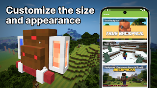 برنامه‌نما Backpack Mod for Bedrock عکس از صفحه
