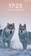 Wolf Pattern Lock Screen imagem de tela 4