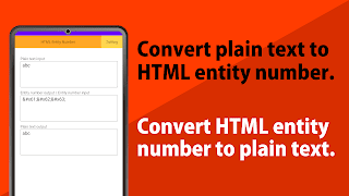 HTML-entiteit converteren-poster