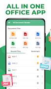 Document reader: PDF, DOC, XLS Affiche
