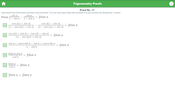 Trigonometry Identities Proofs Ekran Görüntüsü 3