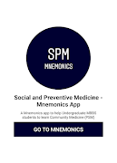 Social and Preventive Medicine - Mnemonics App 截图 1