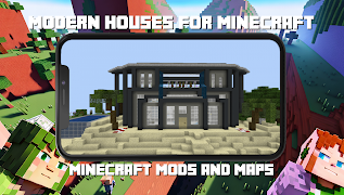 Casas modernas para Minecraft captura de pantalla 6