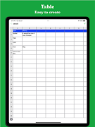 Tableau Simple capture d'écran 6