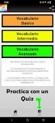 1 Schermata Vocabulario TOEIC