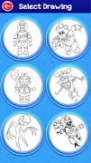 Five coloring nightsmare book poster