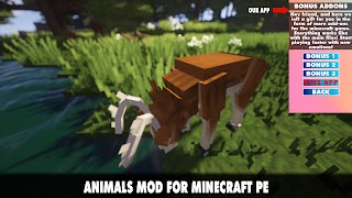 Animals Zoo Mod for Minecraft скриншот 5
