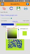 برنامه‌نما iQrcodeG Pro generator عکس از صفحه