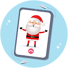 Santa Video Call Prank 2023 icône