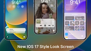 Launcher iOS 17 syot layar 2