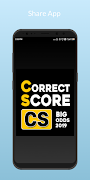 Correct Score 100% الملصق