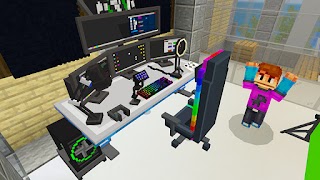 Streamer Simulator Mod For Minecraft 포스터