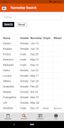 Nameday Calendar 스크린샷 1