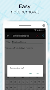 Simple Notepad with Caller ID capture d'écran 2