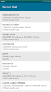 Sensor Test Ekran Görüntüsü 6