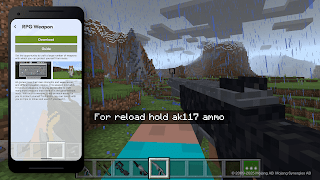 weapons mod for minecraft pe स्क्रीनशॉट 5