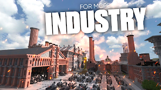 Industry mod in MCPE Minecraft poster