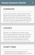 Disease Symptoms Matcher скриншот 2