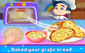 Garlic Bread Cooking Game screenshot 5