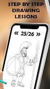How to Draw Gladiator screenshot 1